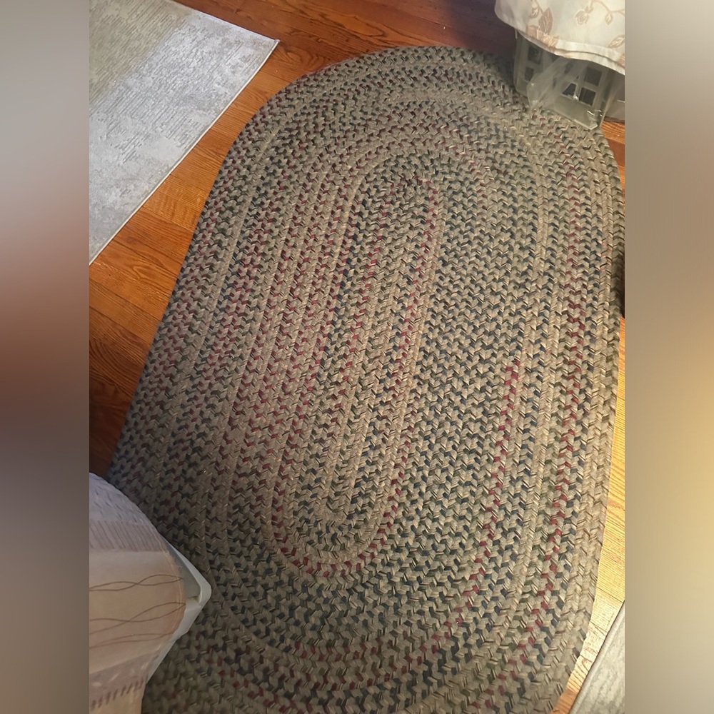 Jute rug green